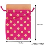 Dotted Potli Bag | W4 H5.5 Inches - 953