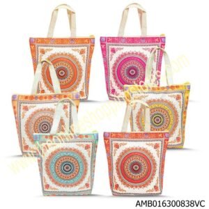 Pichwai Mandala Print Hand Bag