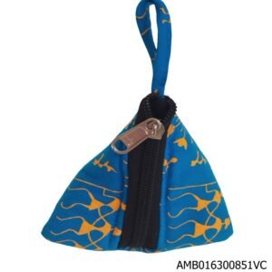 Pyramid shape pouch 4 inches for coins jewelry and small items