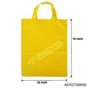 Yellow Cotton Thamboolam Bag