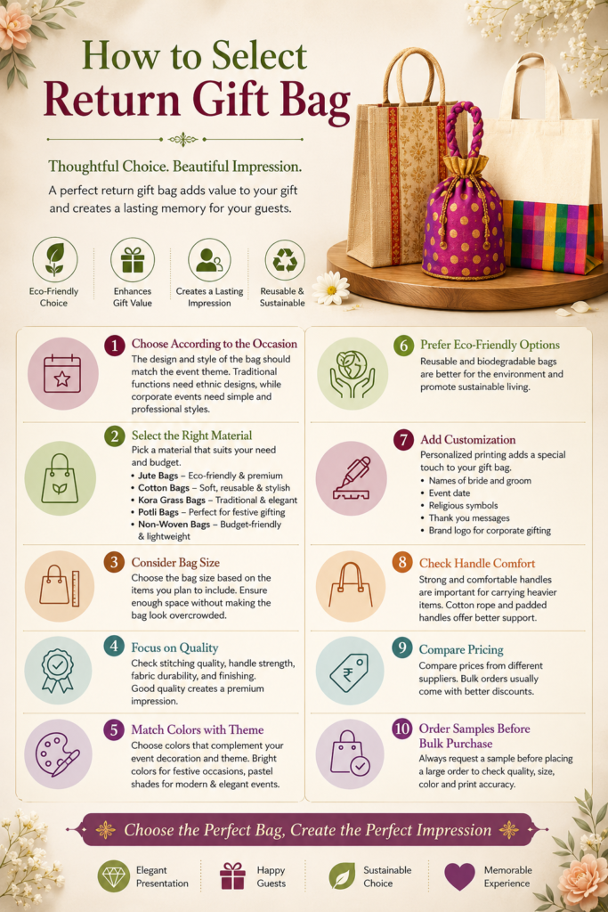 How to Select Return Gift Bag