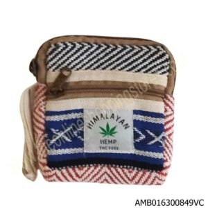 2 pocket coin pouch 4x4 inches for coins and small items