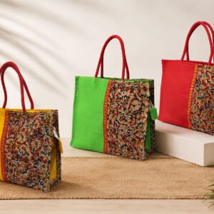 kalamkari jute bag