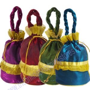 Raw Silk Potli Bag