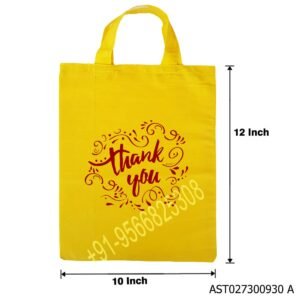 Yelow Cotton Thamboolam Bag